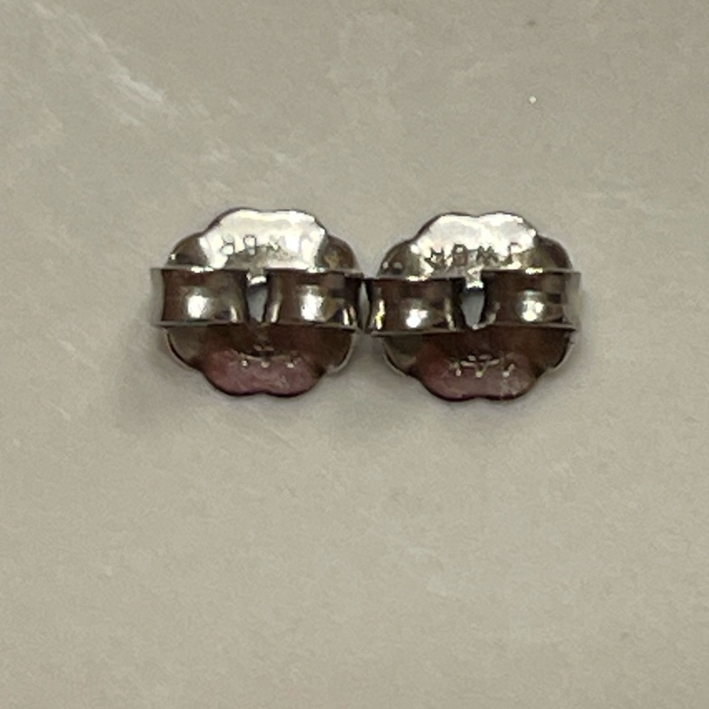 IGI Certified Emerald Cut Laboratory Grown Diamond Earrings 14K WG 1CTW NWT - Picture 7 of 9